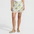 Women's Creaseless Silky Lace Trim Skort, Front