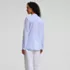 Women's Relaxed Poplin Pintuck Shirt, Back
