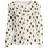 Women's Long Sleeve Micro Rib Lace Trim Button Through Cardigan, Front
