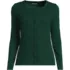 Women's Long Sleeve Micro Rib Lace Trim Button Through Cardigan, Front
