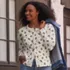 Women's Long Sleeve Micro Rib Lace Trim Button Through Cardigan, alternative image