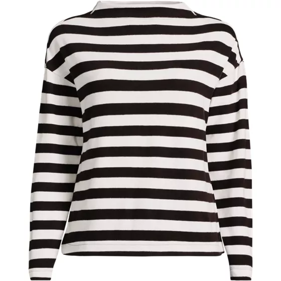 Women's Long Sleeve Mariner Funnel Neck Top - primary