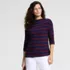 Women's Long Sleeve Mariner Funnel Neck Top, alternative image