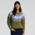 Women's Fuzzy Bobble Fairisle Sweater, alternative image