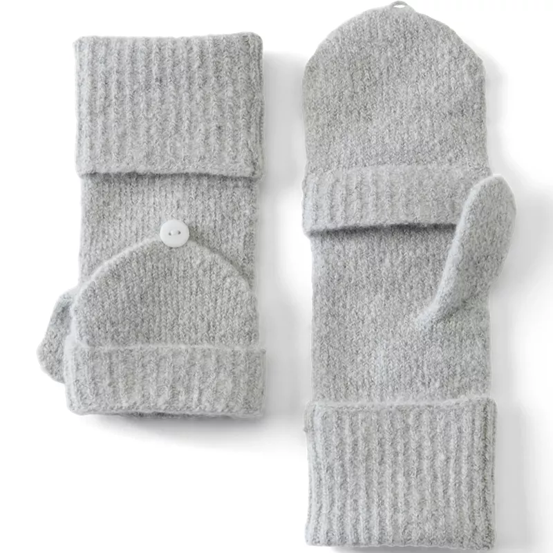 Women's CashTouch Convertible Mitten, Front