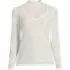 Women's Long Sleeve Sheer Layering Turtleneck, Front