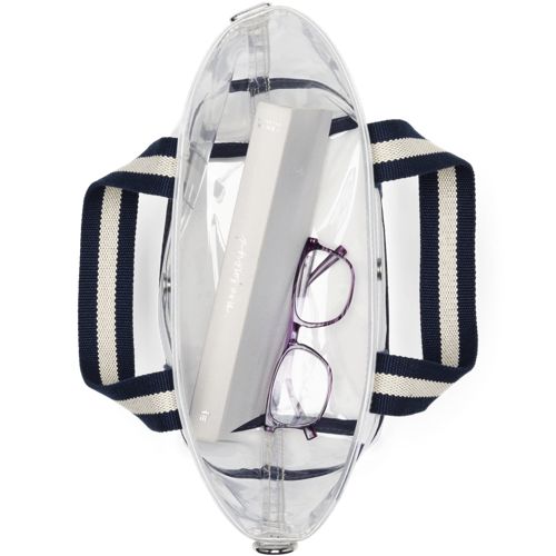Natural/Navy Stripe