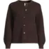Women's Fuzzy Shaker Cardigan Sweater, Front