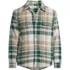 Men's Sherpa Lined Rain Defense Authentic Flannel Shirt Jacket, Front
