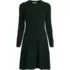 Women's Cotton Blend Cable Fit and Flare Mini Sweater Dress, Front