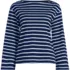 Women's Bracelet Sleeve Supima Cotton Boat Neck Flare Sleeve Top, Front