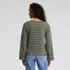 Women's Bracelet Sleeve Supima Cotton Boat Neck Flare Sleeve Top, Back