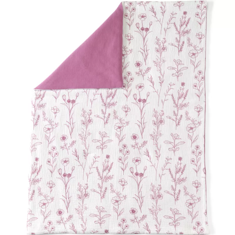Muslin Waffle Baby Blanket, Front