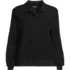 Women's Long Sleeve Honeycomb Pique Banded Hem Polo, Front