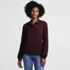 Women's Long Sleeve Honeycomb Pique Banded Hem Polo, Front