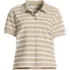 Women's Short Sleeve Pique Boxy Polo, Front