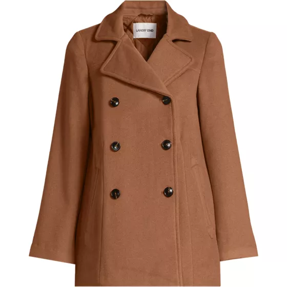 Women's Wool Peacoat - primary
