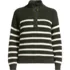 Women's Cotton Button Up Henley Sweater, Front