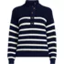 Women's Cotton Button Up Henley Sweater, Front