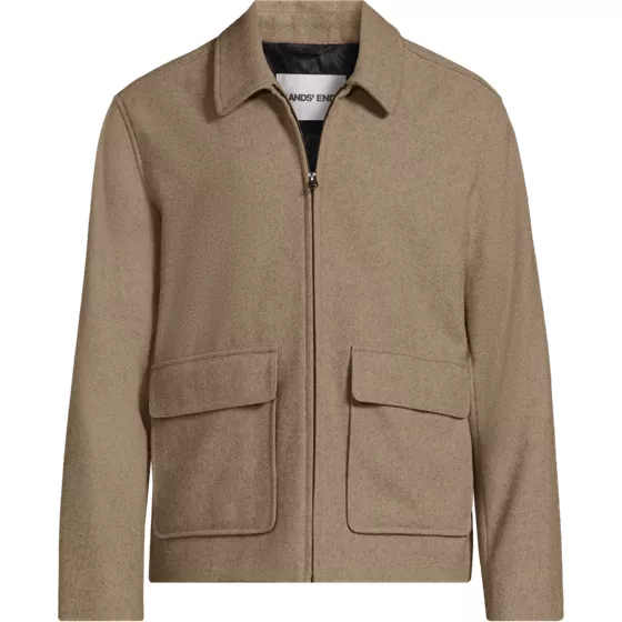 Men's Short Wool Jacket - primary