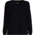 Women's Long Sleeve Cotton V-Neck Tee, Front