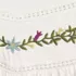 Women's Elbow Sleeve Slub Jersey Embroidered Yoke Pintuck Blouse, alternative image