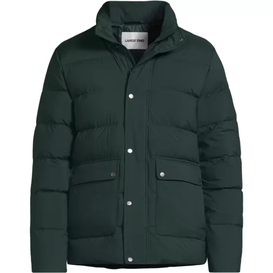 Men's Wide Channel Patch Pocket Down Jacket - primary
