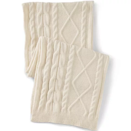 Women's CashTouch Cable Knit Scarf - primary