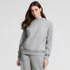 Women's Long Sleeve Serious Sweats Mock Neck Sweatshirt, Front