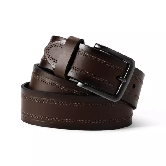 Men's Buffalo Leather Chino Belt - primary