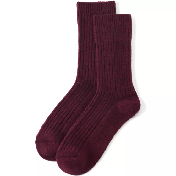 Women's CashTouch Rib Crew Socks - primary
