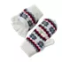 Kids Knit Fair Isle Convertible Mittens, alternative image