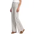 Women's High Rise 5 Pocket Wide Leg Chino Oxford Stripe Pants, Front