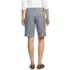 Women's Elastic Back Classic 12" Chino Oxford Stripe Shorts, Back