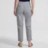 Women's Mid Rise Classic Straight Leg Oxford Stripe Ankle Pants, Back