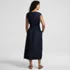 Women's Sleeveless Denim Dress, Back