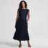 Women's Sleeveless Denim Dress, Front
