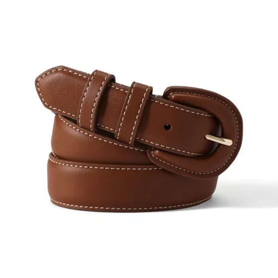 Women's Wrapped Buckle Belt - primary
