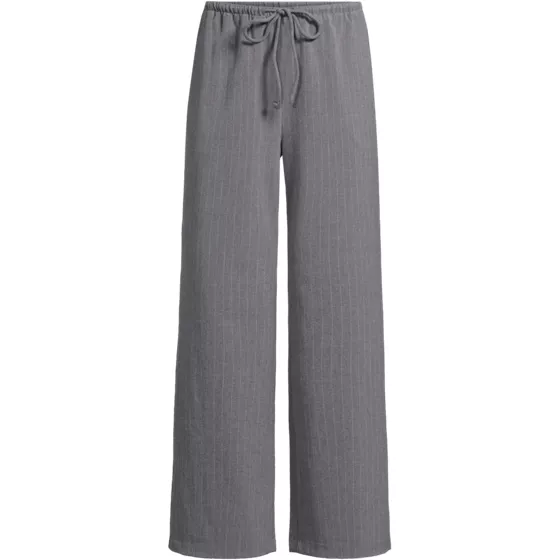 Women's Plus Size Washable Suiting Mid Rise Wide Leg Pants - primary