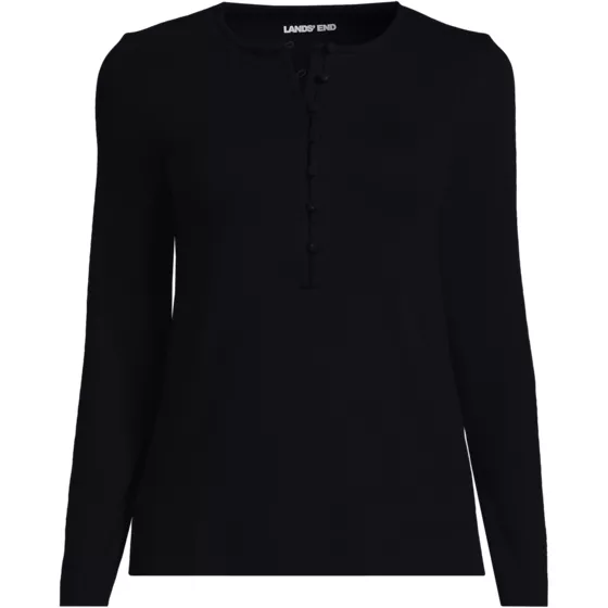 Women's Long Sleeve Polished Essentials Henley - primary