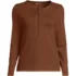Women's Long Sleeve Polished Essentials Henley, Front
