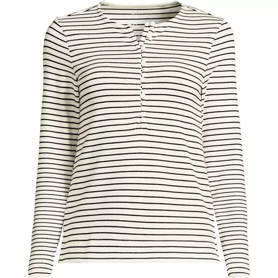Women's Long Sleeve Polished Essentials Henley - primary