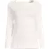 Women's Long Sleeve Polished Essentials Straight Neck Tee, Front