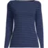 Women's Long Sleeve Polished Essentials Straight Neck Tee, Front