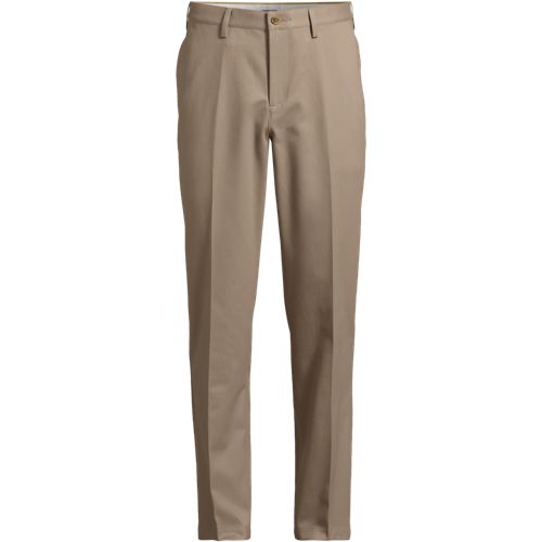 Non-iron Chinos, Flat front, Traditional Fit, Men, size: 33 30, regular, Misc, by Lands' End