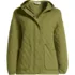 Women's RainDefense Knit Quilted Hooded Full Zip Jacket, Front