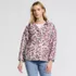 Women's RainDefense Knit Quilted Hooded Full Zip Jacket, Front