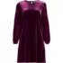 Women's Velvet Lace At the Knee Dress, Front