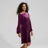 Women's Velvet Lace At the Knee Dress, alternative image