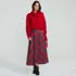 Women's Brushed Flannel Midi Skirt, alternative image